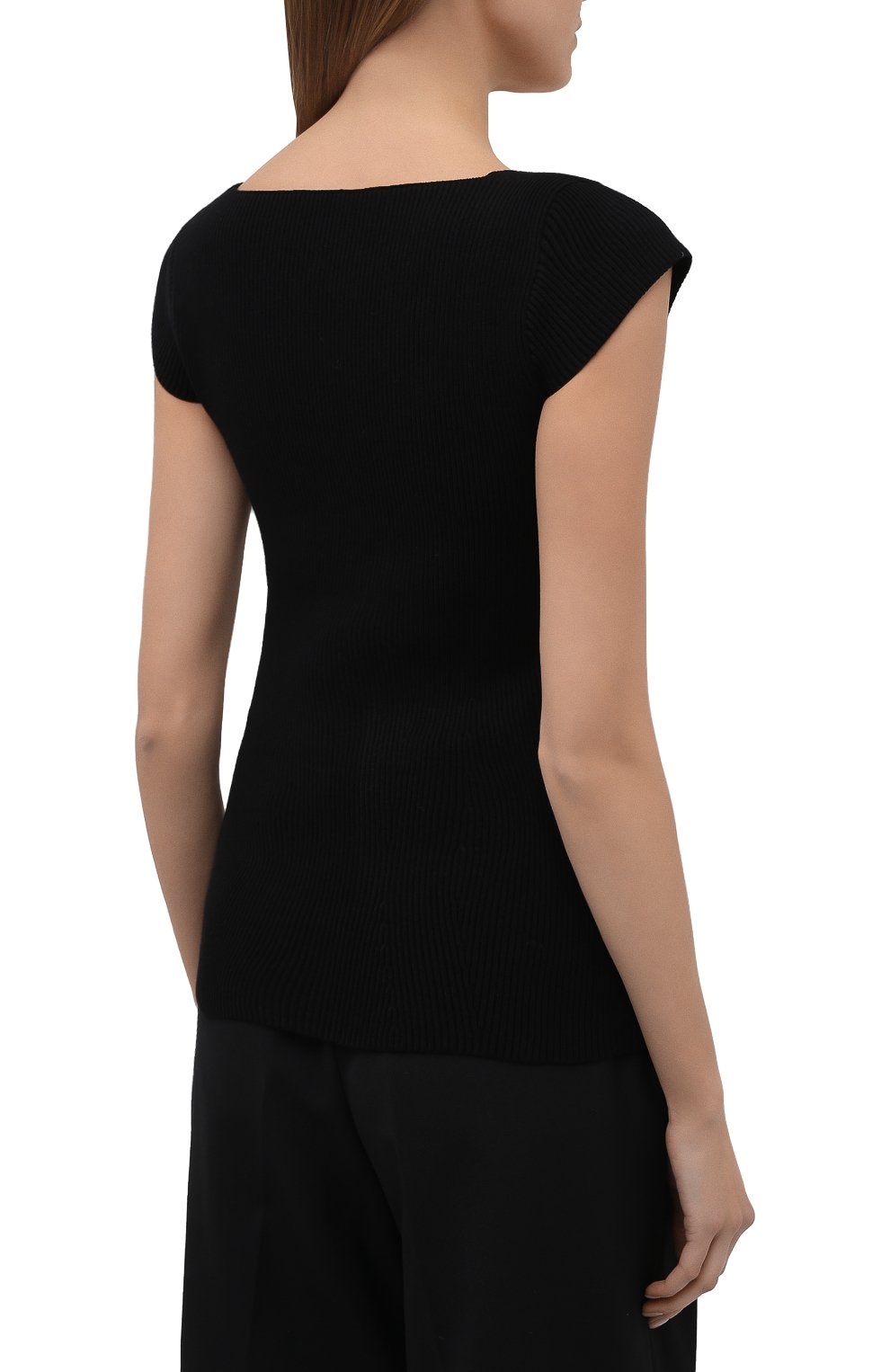 Топ HELMUT LANG черного цвета по цене 39650 руб., арт. L02HW702, фото 4 Топ HELMUT LANG, арт. L02HW702, фото 4