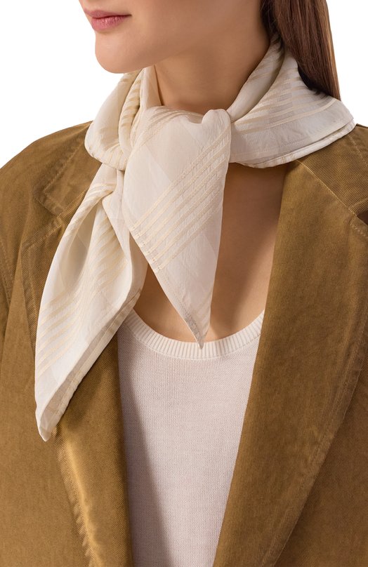 Платок из вискозы Uma Wang UA0247 Кремовый  UA0247 Фото 2