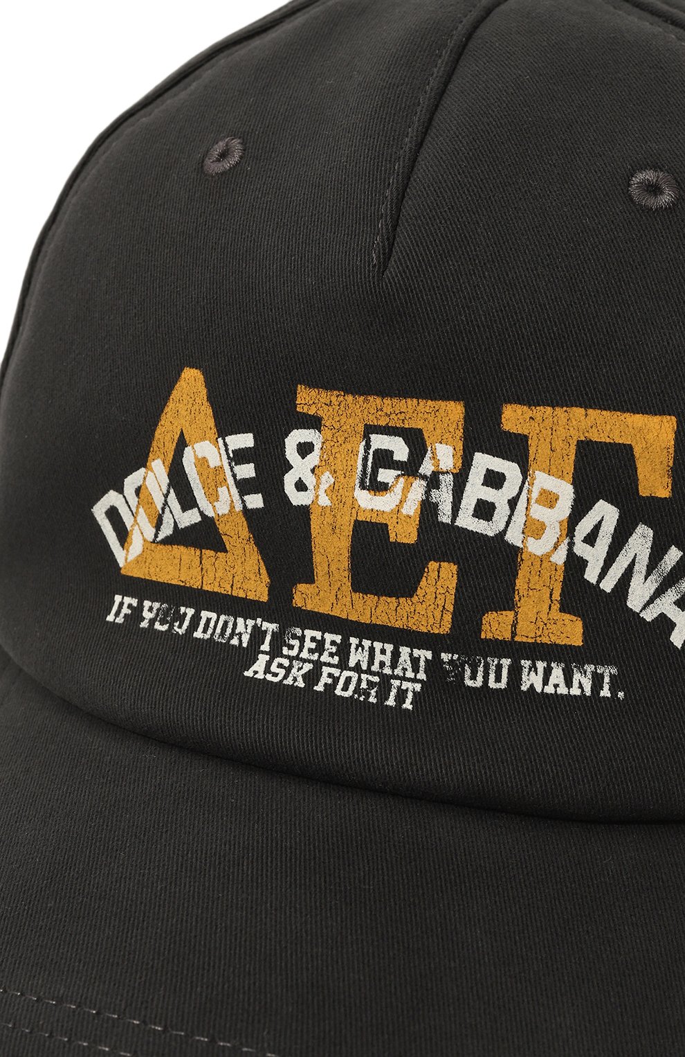 Хлопковая бейсболка DOLCE & GABBANA, арт. GH873A/GI370, фото 4
