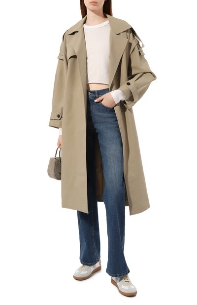 Хлопковый лонгслив SLVRLAKE, арт. TLBY100PNATW/L0NG SLEEVE BABY TEE, фото 2