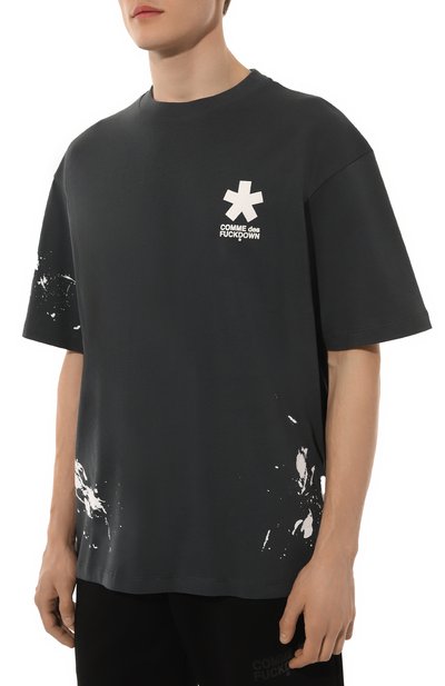 Хлопковая футболка COMME DES FUCKDOWN, арт. CFABM01322, фото 3