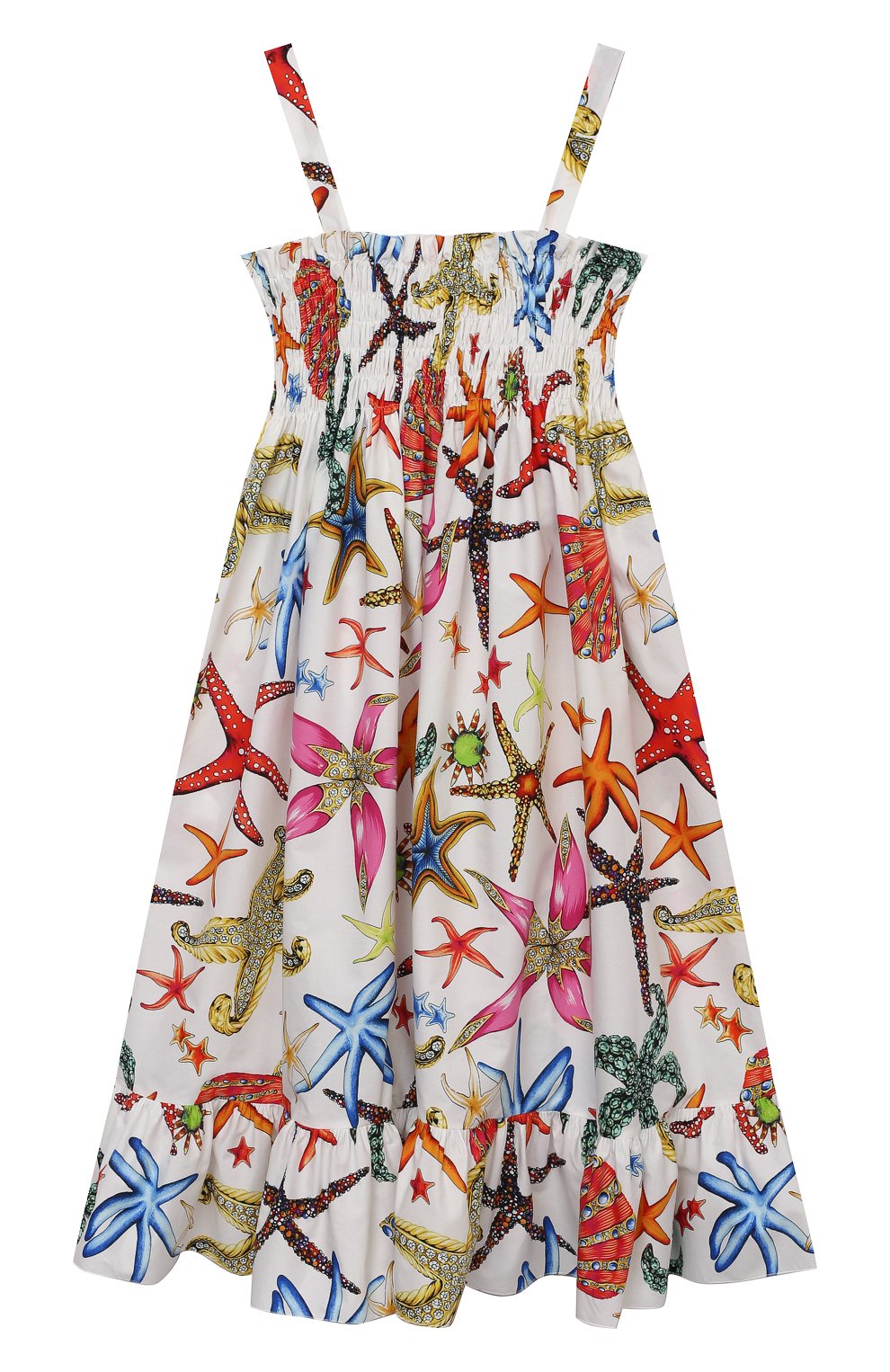 Хлопковый сарафан VERSACE, арт. 1000186/1A00410/4A-6A, фото 2