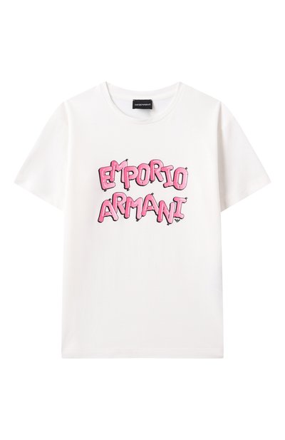 Хлопковая футболка EMPORIO ARMANI, арт. EG000230/AF13913