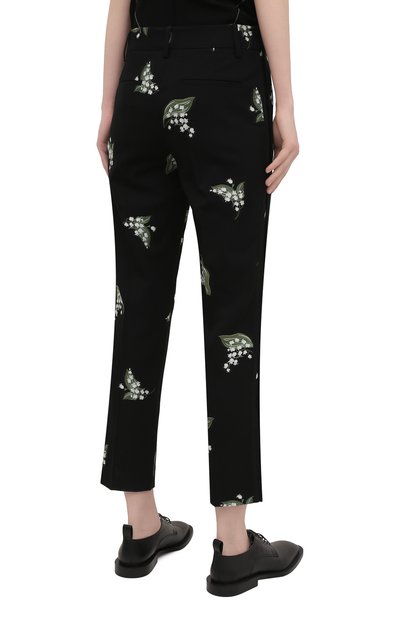 Брюки из хлопка и шерсти REDVALENTINO, арт. VR3RBD45/5M4, фото 4