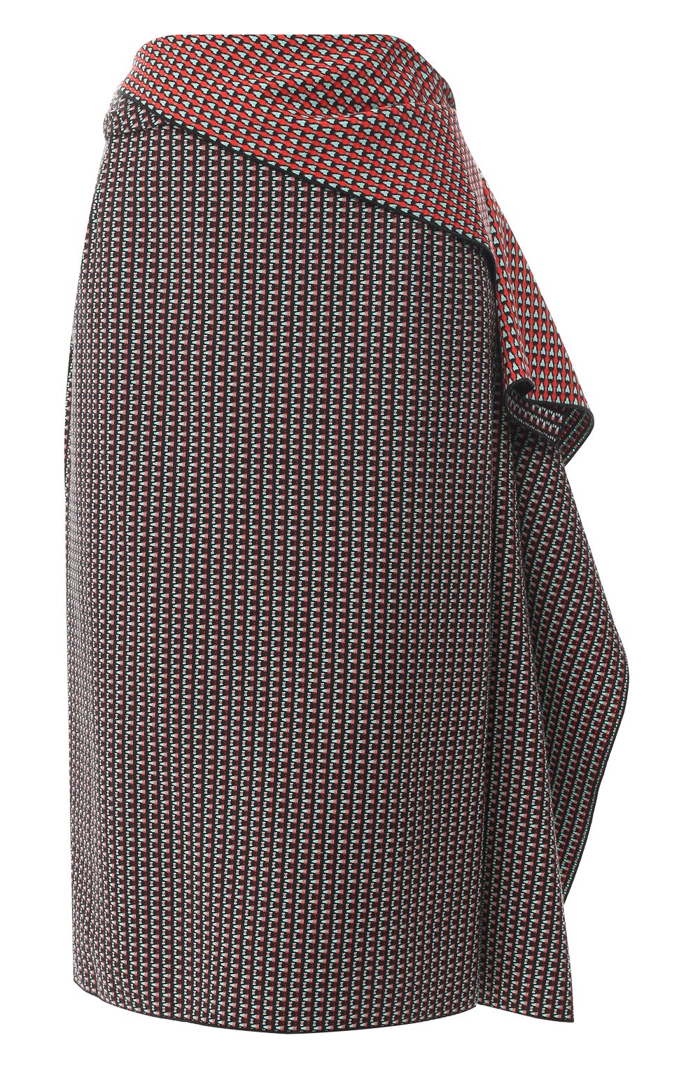 Хлопковая юбка DRIES VAN NOTEN красного цвета по цене 62400 руб., арт. 191-30858-7037, фото 1 Хлопковая юбка DRIES VAN NOTEN, арт. 191-30858-7037, фото 1