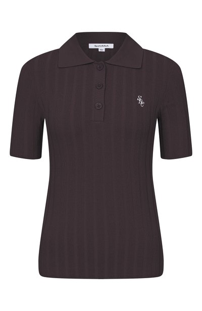 Женское поло из вискозы SPORTY AND RICH, арт. WS069711302BR29