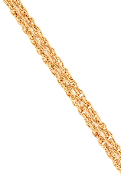 Колье VERSACE золотого цвета по цене 93650 руб., арт. DG1H406/DJMT, фото 3 Колье VERSACE, арт. DG1H406/DJMT, фото 3