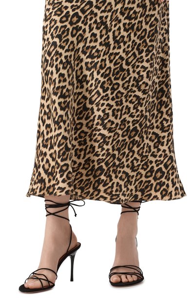 Замшевые босоножки lori 95 AMINA MUADDI, арт. L0RI LACE UP 95, фото 3