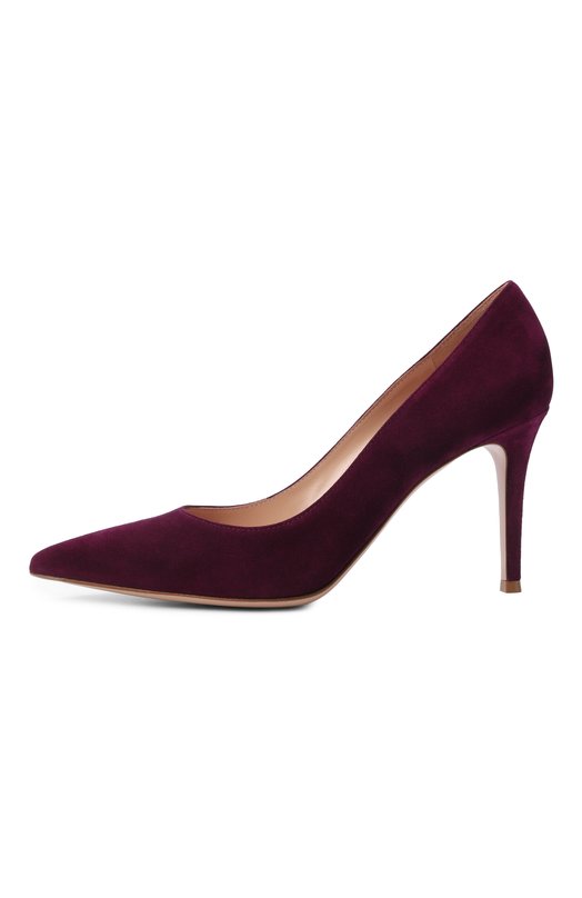 Замшевые туфли Gianvito 85 Gianvito Rossi G24580.85RIC.CAMP0IS Фиолетовый  G24580.85RIC.CAMP0IS Фото 4