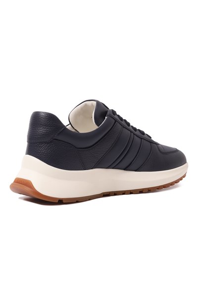 Кожаные кроссовки outline BALLY темно-синего цвета по цене 69350 руб., арт. MSK09S/VT238, фото 5 Кожаные кроссовки outline BALLY, арт. MSK09S/VT238, фото 5