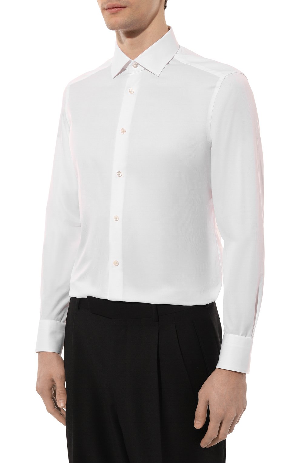 Хлопковая рубашка ZEGNA, арт. 9MS0MT-CT1500, фото 4