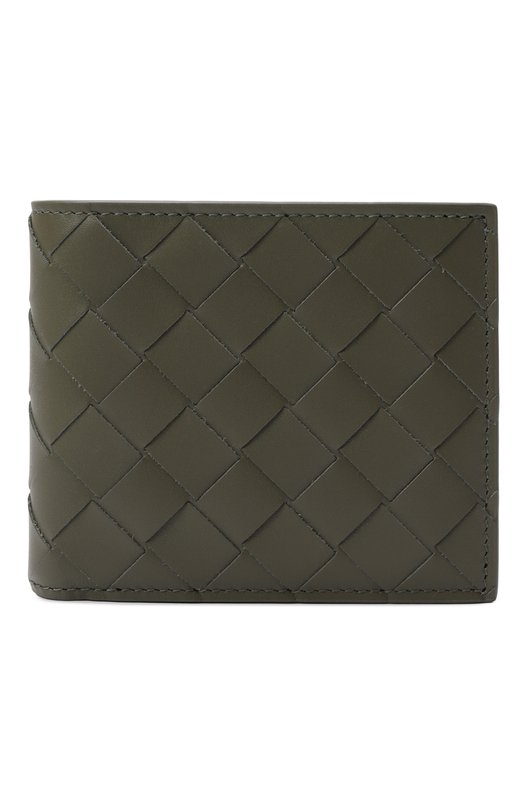 Кожаное портмоне Bottega Veneta 743211/VCPQ4 Хаки 743211/VCPQ4