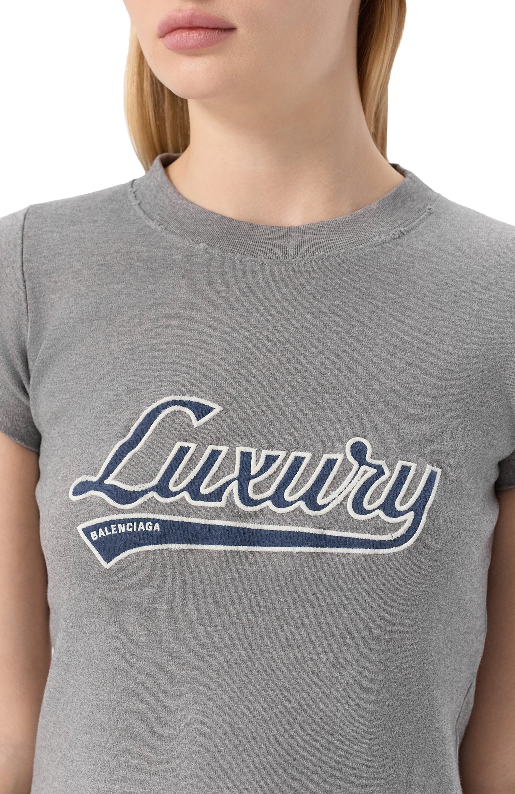 Хлопковая футболка BALENCIAGA, арт. 807341/TTVB8, фото 5