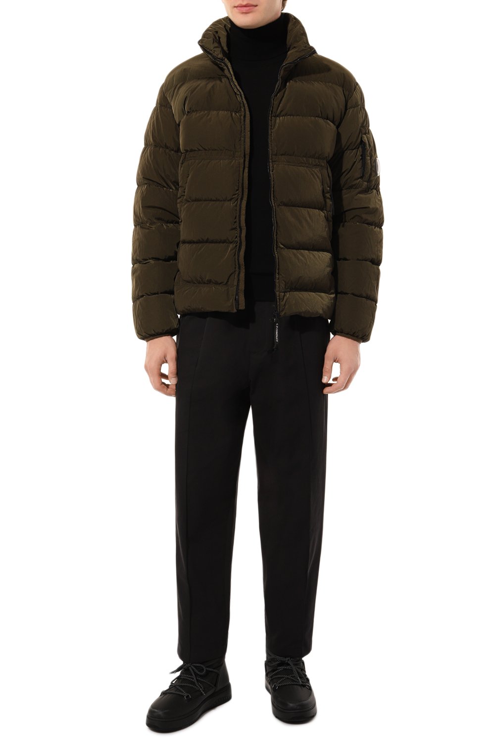 Пуховик C.P. COMPANY хаки цвета по цене 76950 руб., арт. 17CM0W016A005904G, фото 2 Пуховик C.P. COMPANY, арт. 17CM0W016A005904G, фото 2