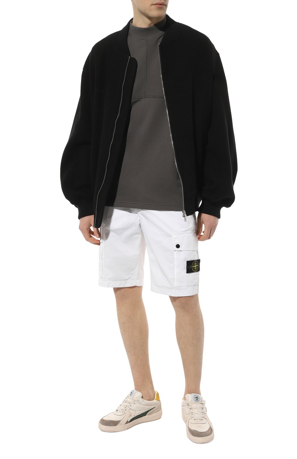 Хлопковые шорты STONE ISLAND, арт. 1015L11WA, фото 2