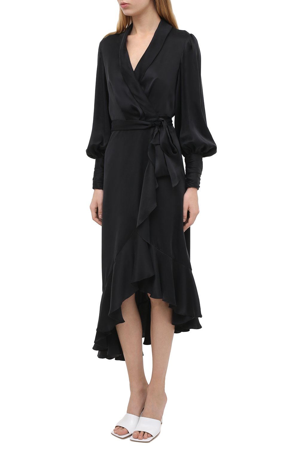 Атласное платье ZIMMERMANN, арт. 8066DRLAD, фото 3