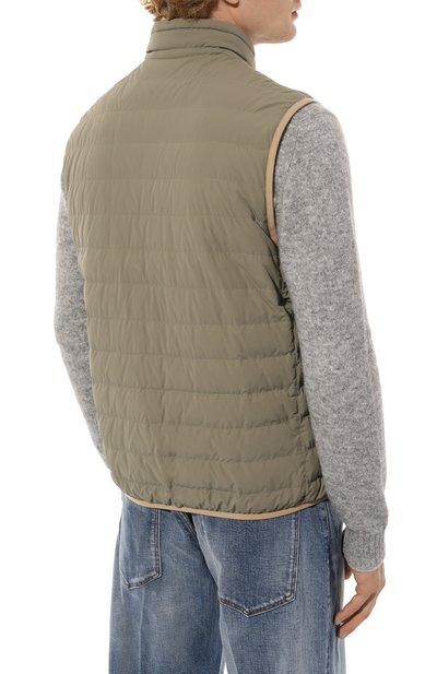 Пуховый жилет BRUNELLO CUCINELLI, арт. MM403B2226, фото 4