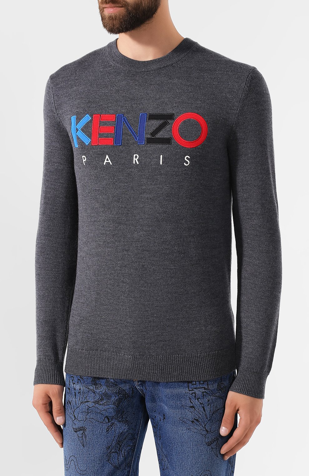 Шерстяной джемпер KENZO, арт. F965PU2173LC, фото 3