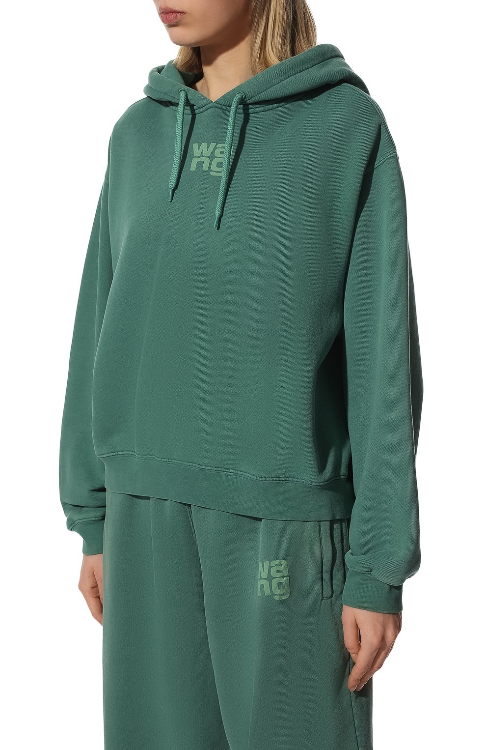 Хлопковое худи ALEXANDERWANG.T, арт. 4CC3212043, фото 3