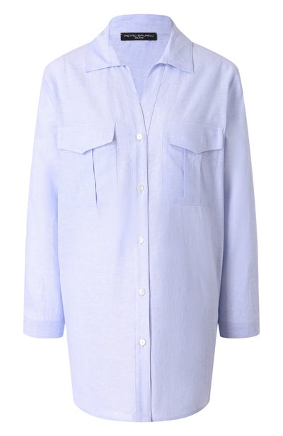 Женская рубашка изо льна и хлопка PIETRO BRUNELLI, арт. CA2474/LI0018