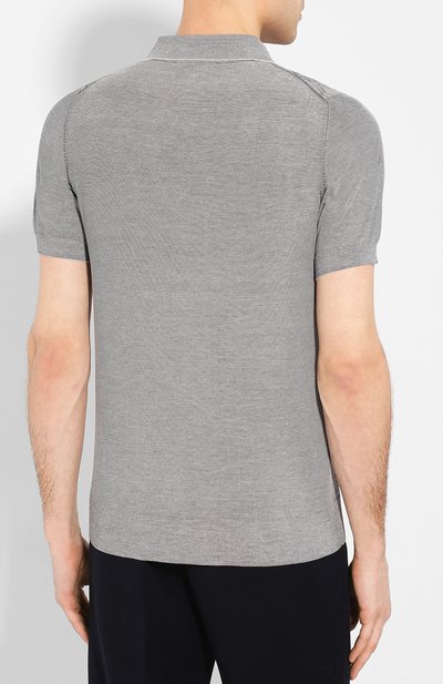 Поло из смеси шелка и хлопка BRIONI, арт. UMS20L/P9K10, фото 4