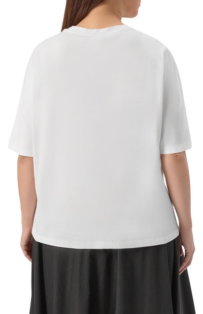 Хлопковая футболка MARINA RINALDI, арт. P0MP0SA, фото 4