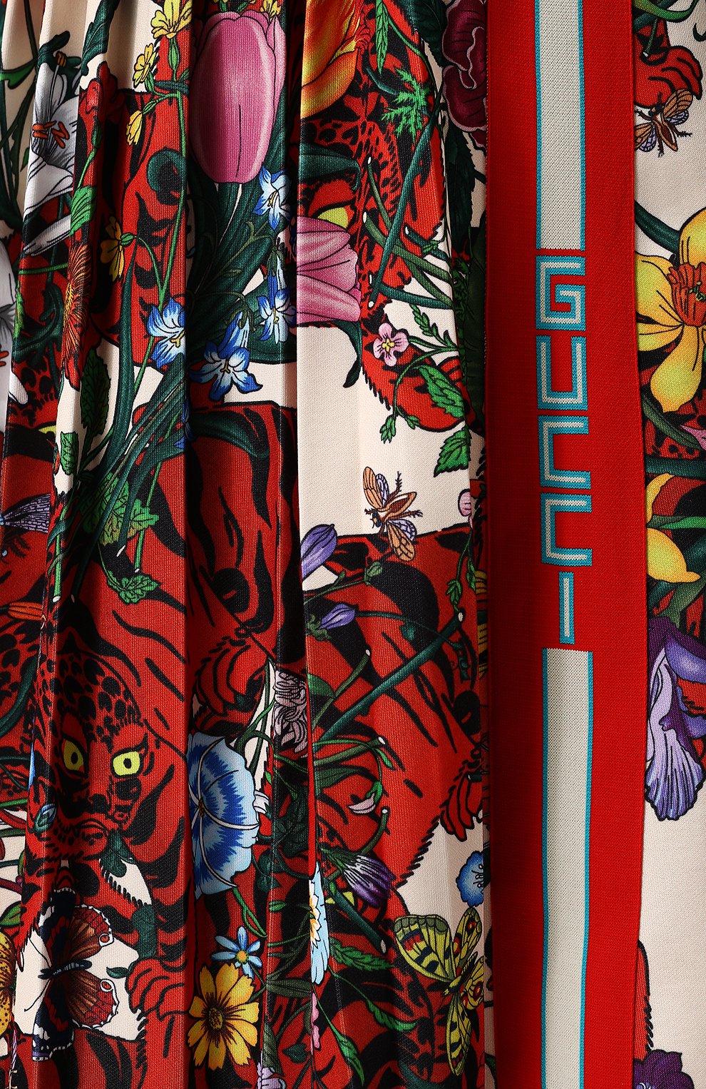 Юбка-миди с эластичным поясом и принтом GUCCI разноцветного цвета по цене 79950 руб., арт. 479534/X9N76, фото 5 Юбка-миди с эластичным поясом и принтом GUCCI, арт. 479534/X9N76, фото 5