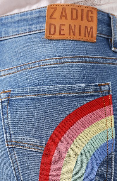 Джинсы прямого кроя ZADIG AND VOLTAIRE, арт. SHCS3001F, фото 5