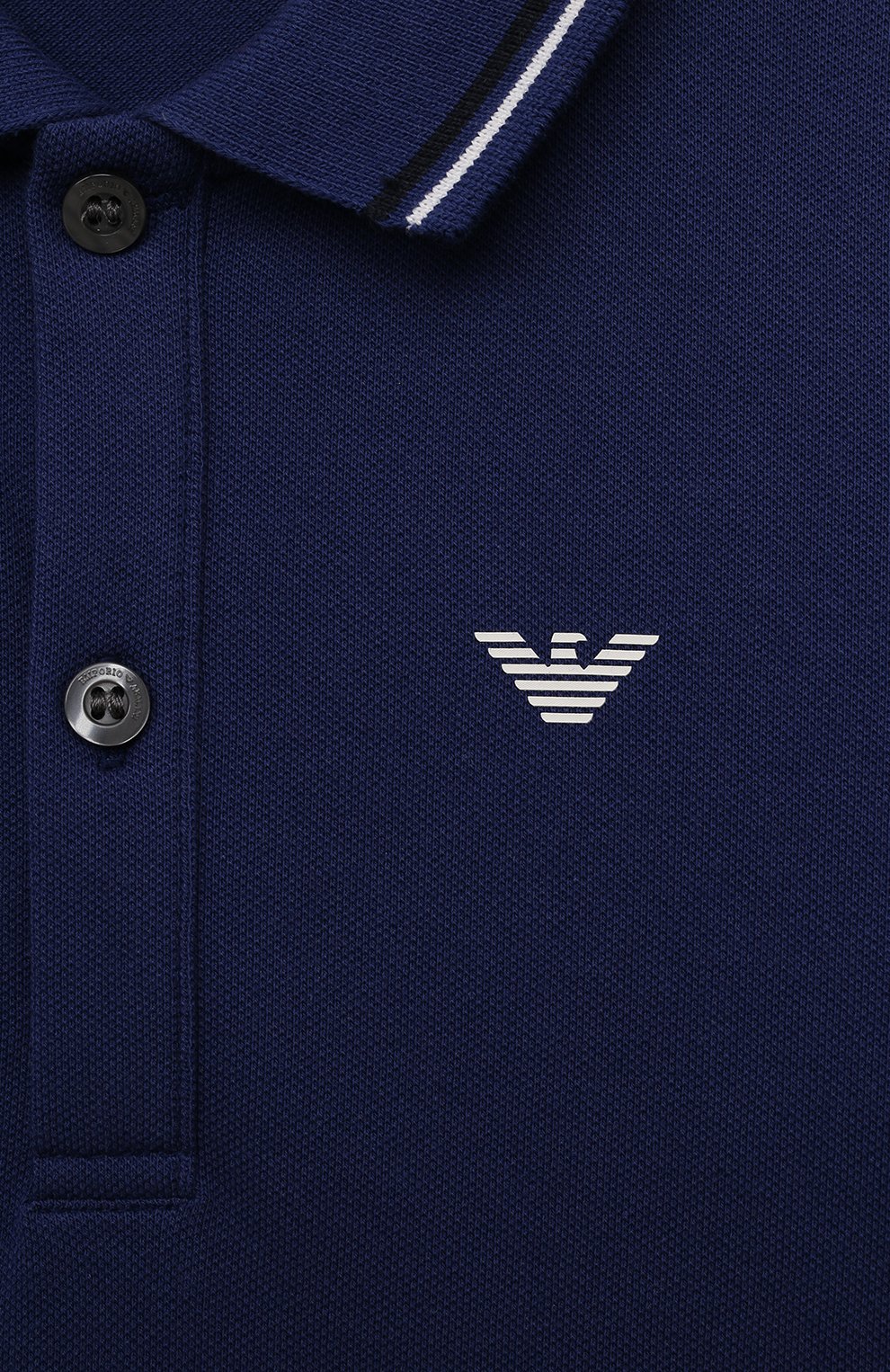 Хлопковое поло EMPORIO ARMANI, арт. 8NHFB3/1JPTZ, фото 3