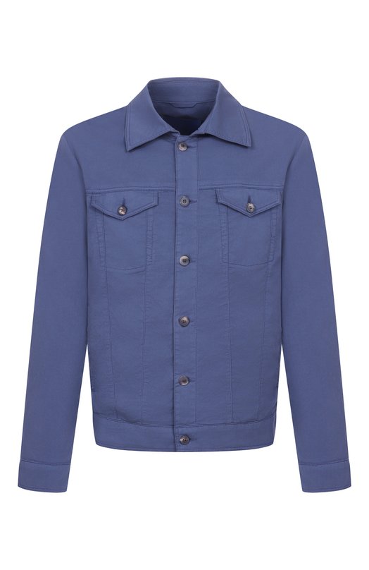 Куртка-рубашка из хлопка и шелка MVST M26.CSM.J402/TFANT Синий M26.CSM.J402/TFANT