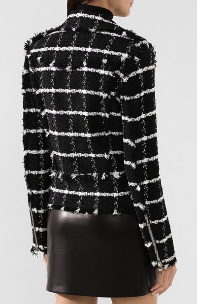 Куртка из смеси шелка и хлопка BALMAIN, арт. SH08242/S006, фото 4