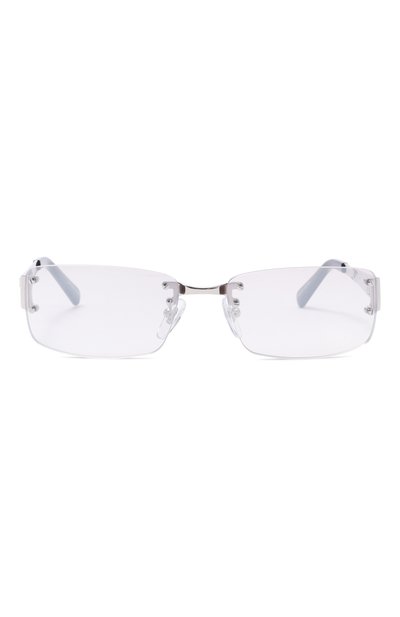 Солнцезащитные очки VINTAGE FRAMES, арт. INFAM0US WHITE G0LD/BR0WN SM0KE, фото 3