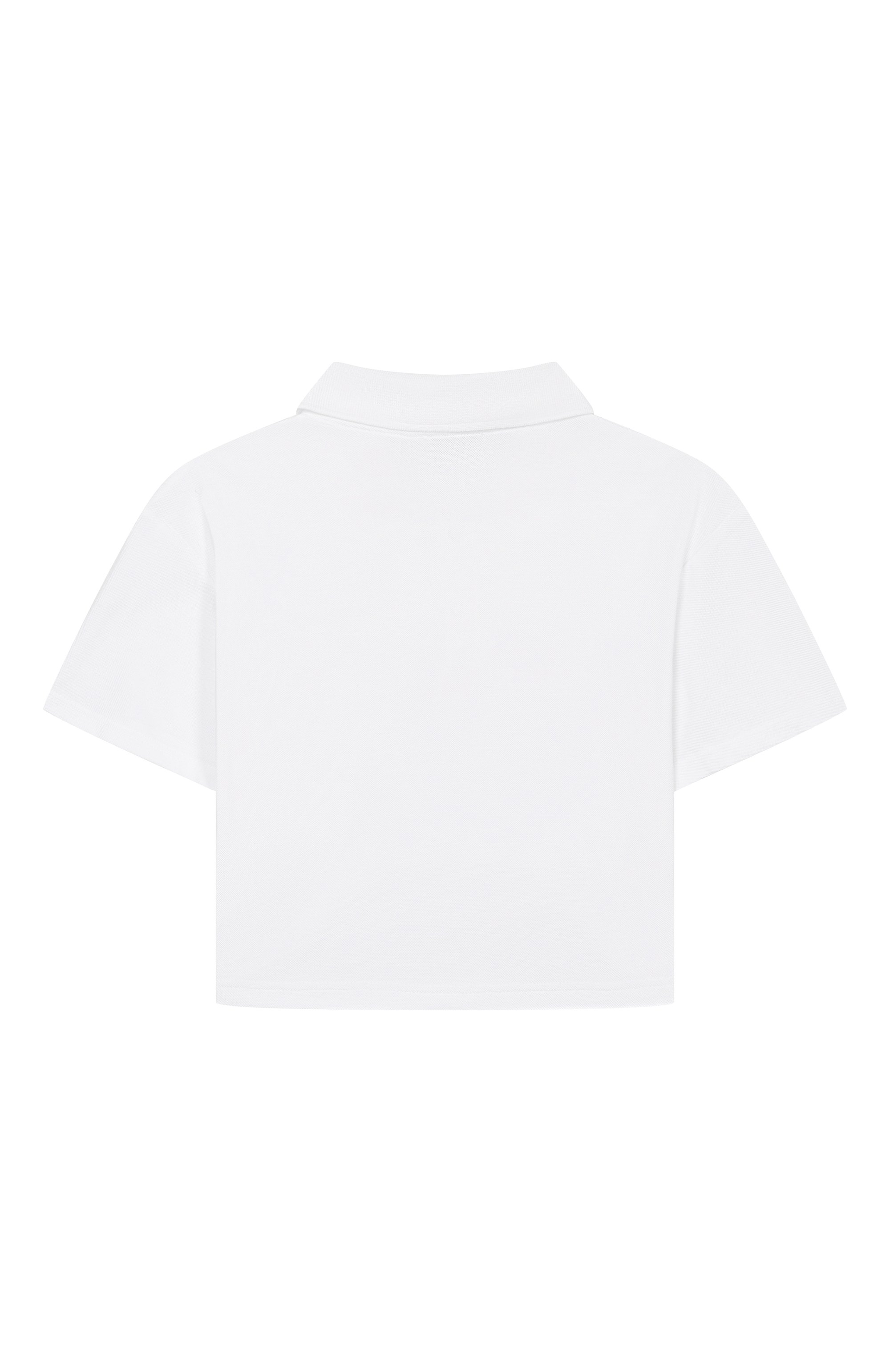 Хлопковое поло MARC JACOBS (THE) белого цвета по цене 12700 руб., арт. W60739, фото 2 Хлопковое поло MARC JACOBS (THE), арт. W60739, фото 2