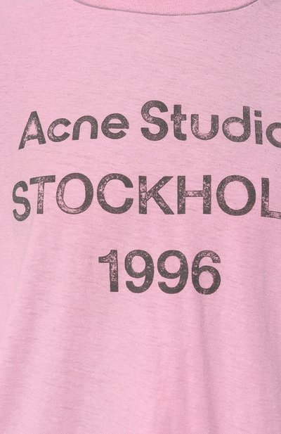 Хлопковая футболка ACNE STUDIOS, арт. FN-UX-TSHI000013, фото 5