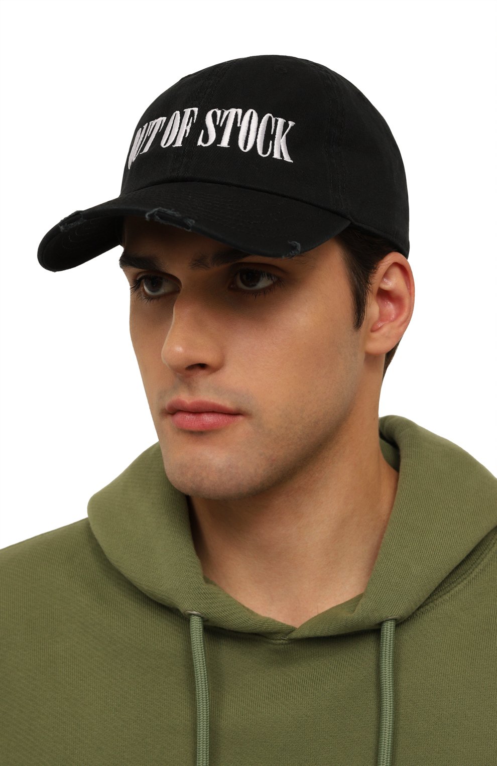 Хлопковая бейсболка DIEGO VENTURINO черного цвета по цене 11350 руб., арт. D3W4DVCAP-DAD0UT, фото 2 Хлопковая бейсболка DIEGO VENTURINO, арт. D3W4DVCAP-DAD0UT, фото 2