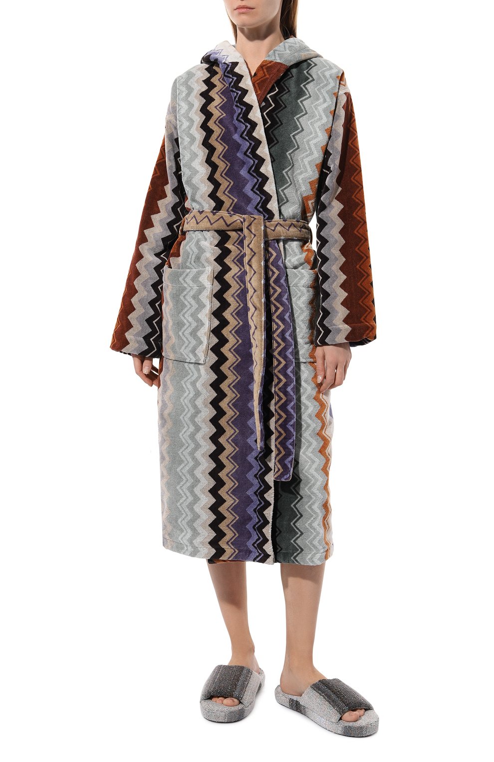 Хлопковый халат MISSONIHOME, арт. 1G3AC99708/165, фото 3