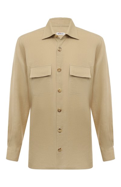 Мужская льняная рубашка KITON, арт. UMC016H08838