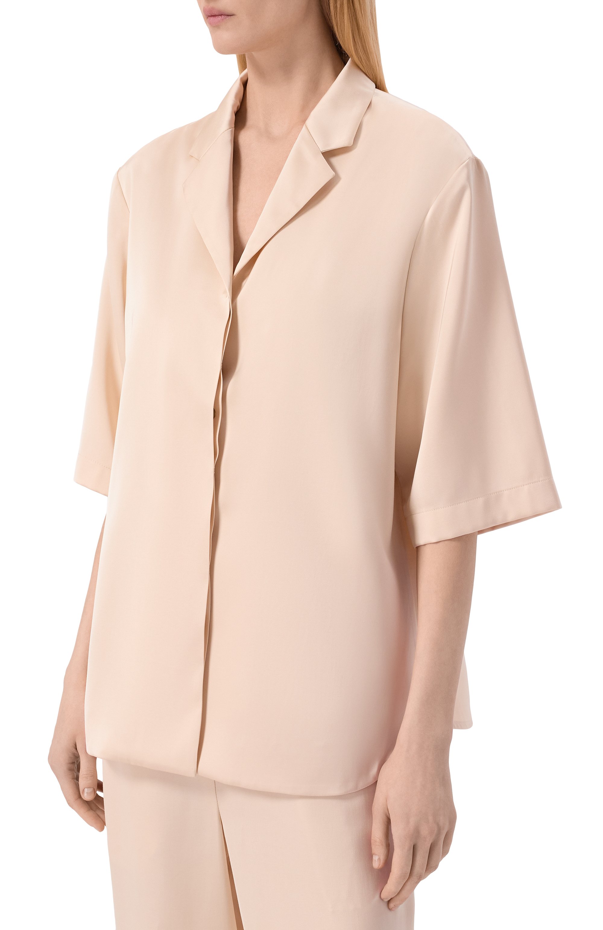 Блузка SEVEN LAB бежевого цвета по цене 20580 руб., арт. 126-S-W-10-16-040, фото 3 Блузка SEVEN LAB, арт. 126-S-W-10-16-040, фото 3