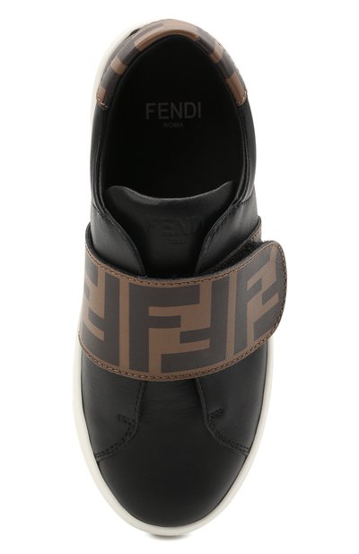 Кожаные кеды FENDI, арт. JMR325/A7N4/27-31, фото 4