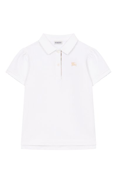 Хлопковое поло BURBERRY, арт. 8117426
