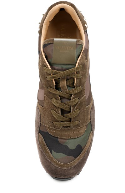 Комбинированные кроссовки rockrunner с камуфляжным принтом VALENTINO, арт. LY0S0952/NYM, фото 5