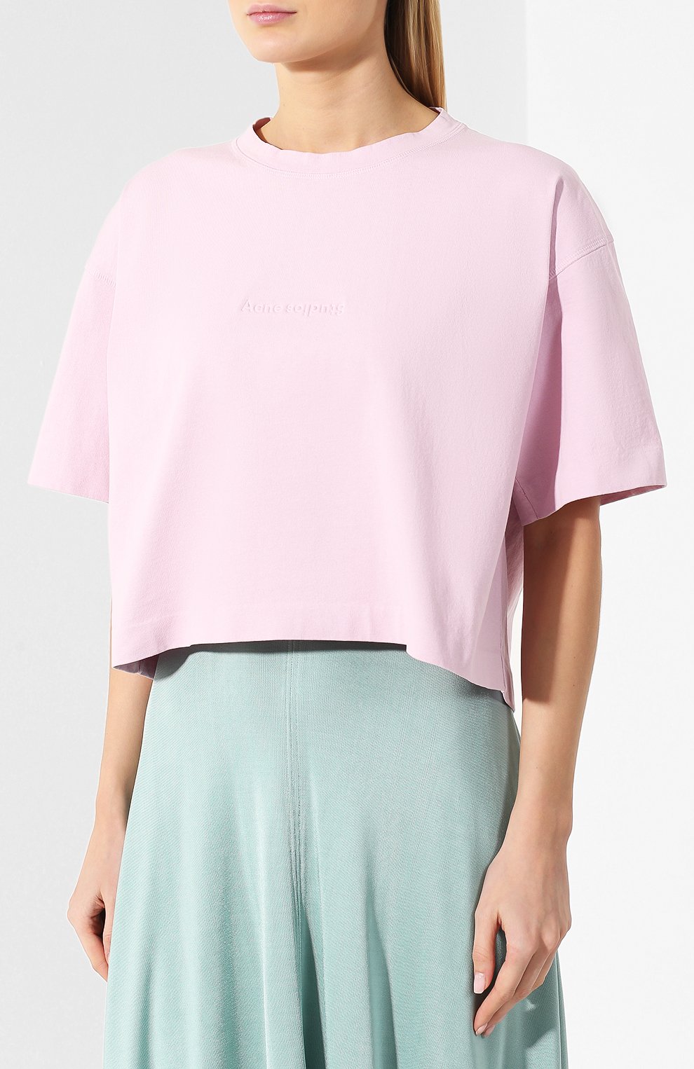 Хлопковая футболка ACNE STUDIOS, арт. AL0054, фото 3