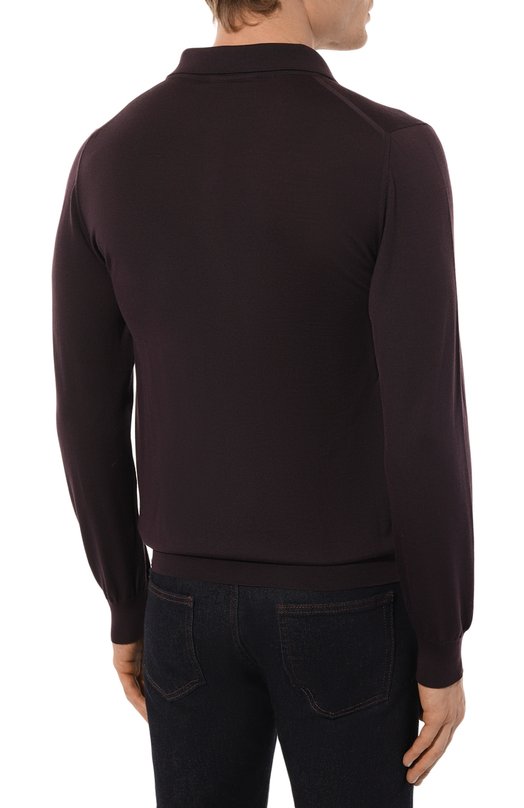 Шерстяное поло Svevo Фиолетовый, фото 4