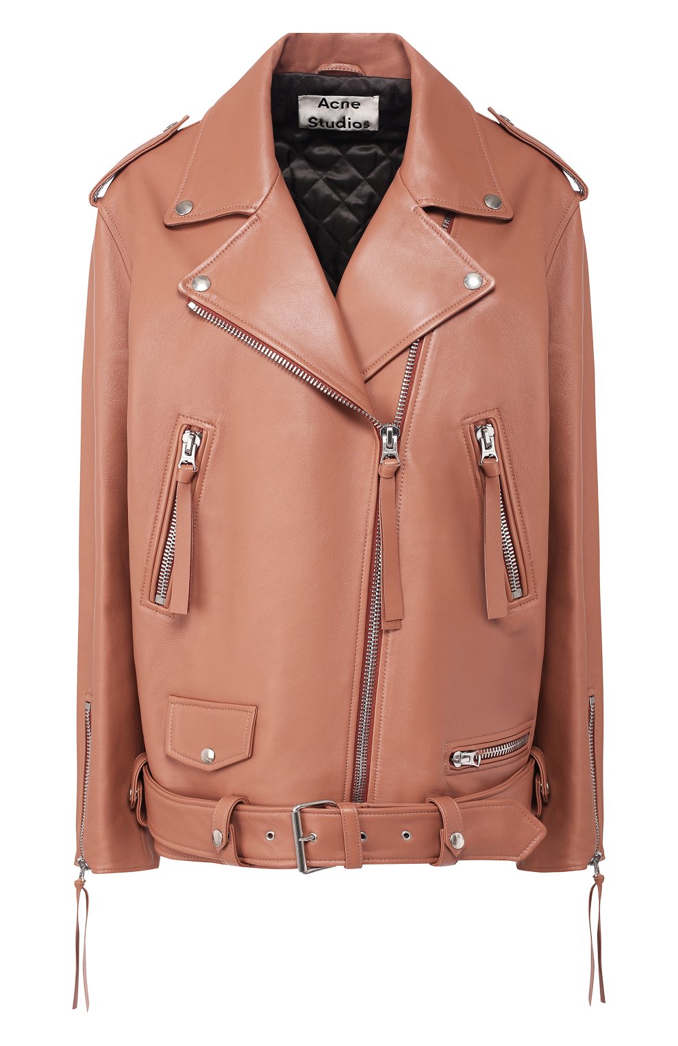 Кожаная куртка с поясом ACNE STUDIOS, арт. A70004, фото 1