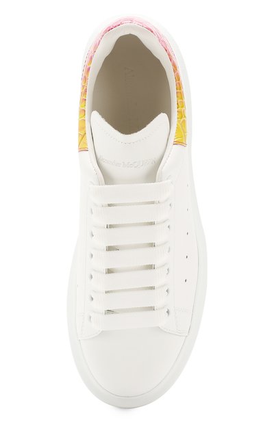 Кожаные кеды ALEXANDER MCQUEEN, арт. 621059/WHXMX, фото 5
