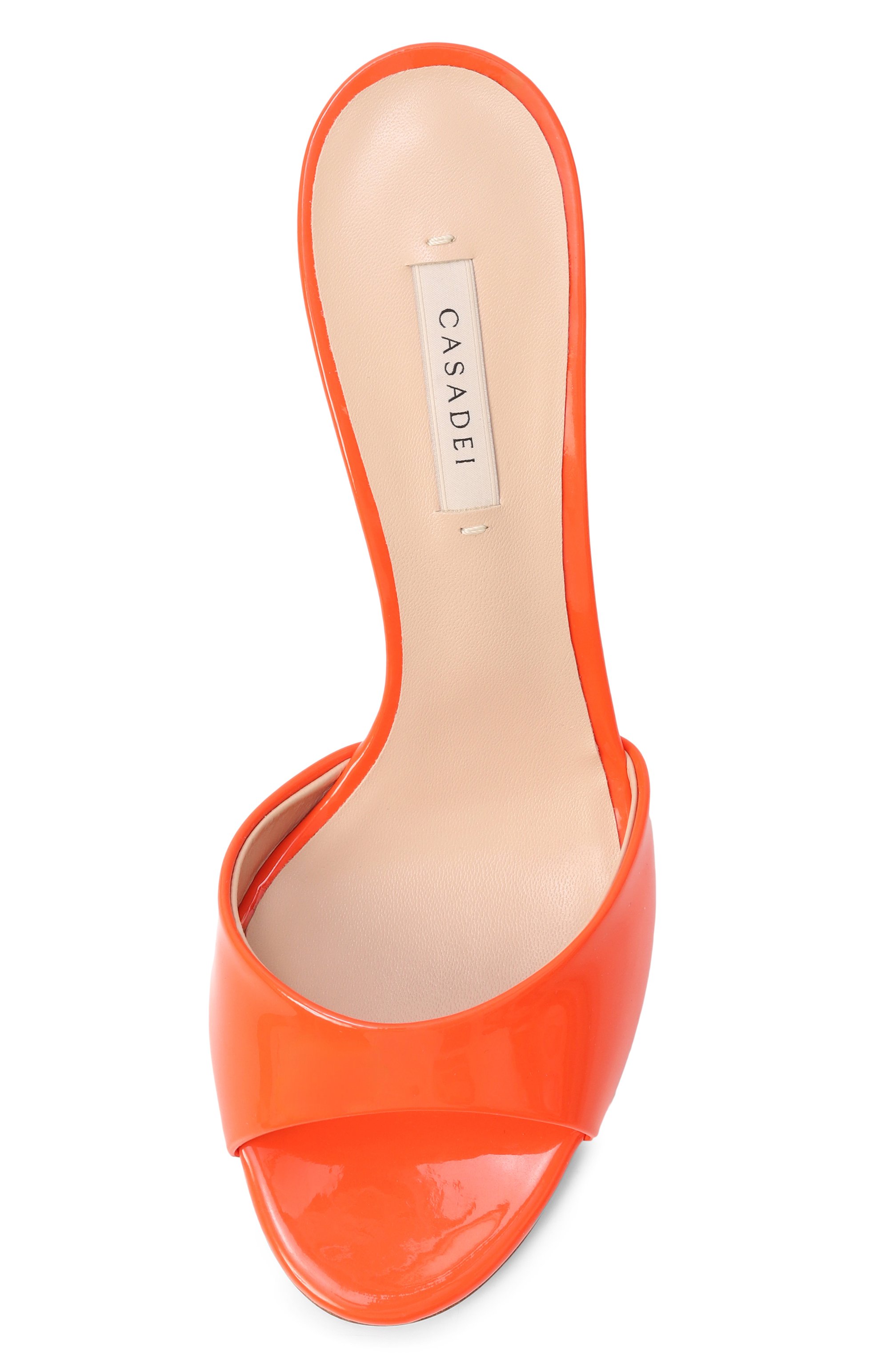 Лакированные мюли superblade CASADEI оранжевого цвета по цене 79050 руб., арт. 1M413J080M/C1313, фото 6 Лакированные мюли superblade CASADEI, арт. 1M413J080M/C1313, фото 6