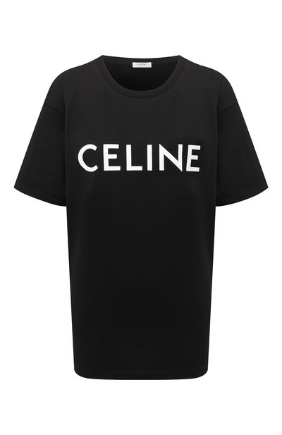 Женская хлопковая футболка CELINE, арт. 2X764671Q