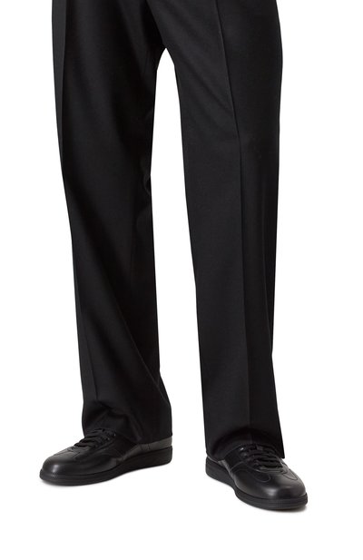 Кожаные кеды dbs-olympic SANTONI, арт. MBPG22072NERK0IL, фото 3