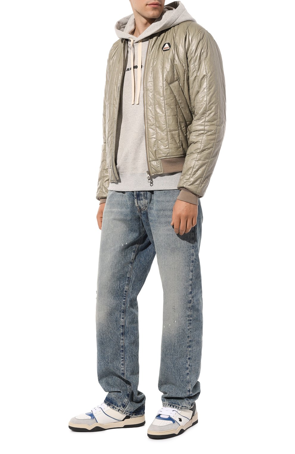 Кожаные кеды spiker DSQUARED2, арт. SNM0315/01606243, фото 2