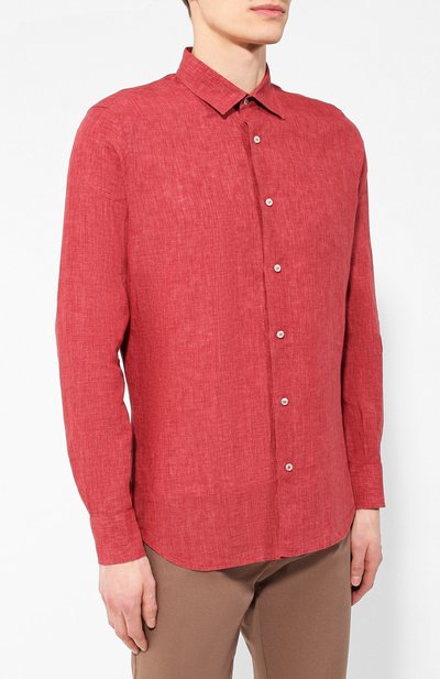 Льняная рубашка LORO PIANA, арт. FAI5705, фото 3